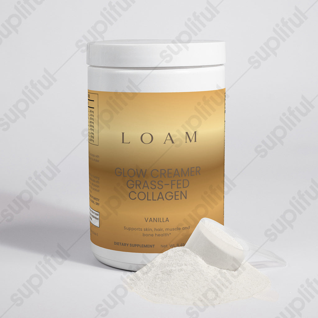 Glow Creamer Grass-Fed Collagen (Vanilla)