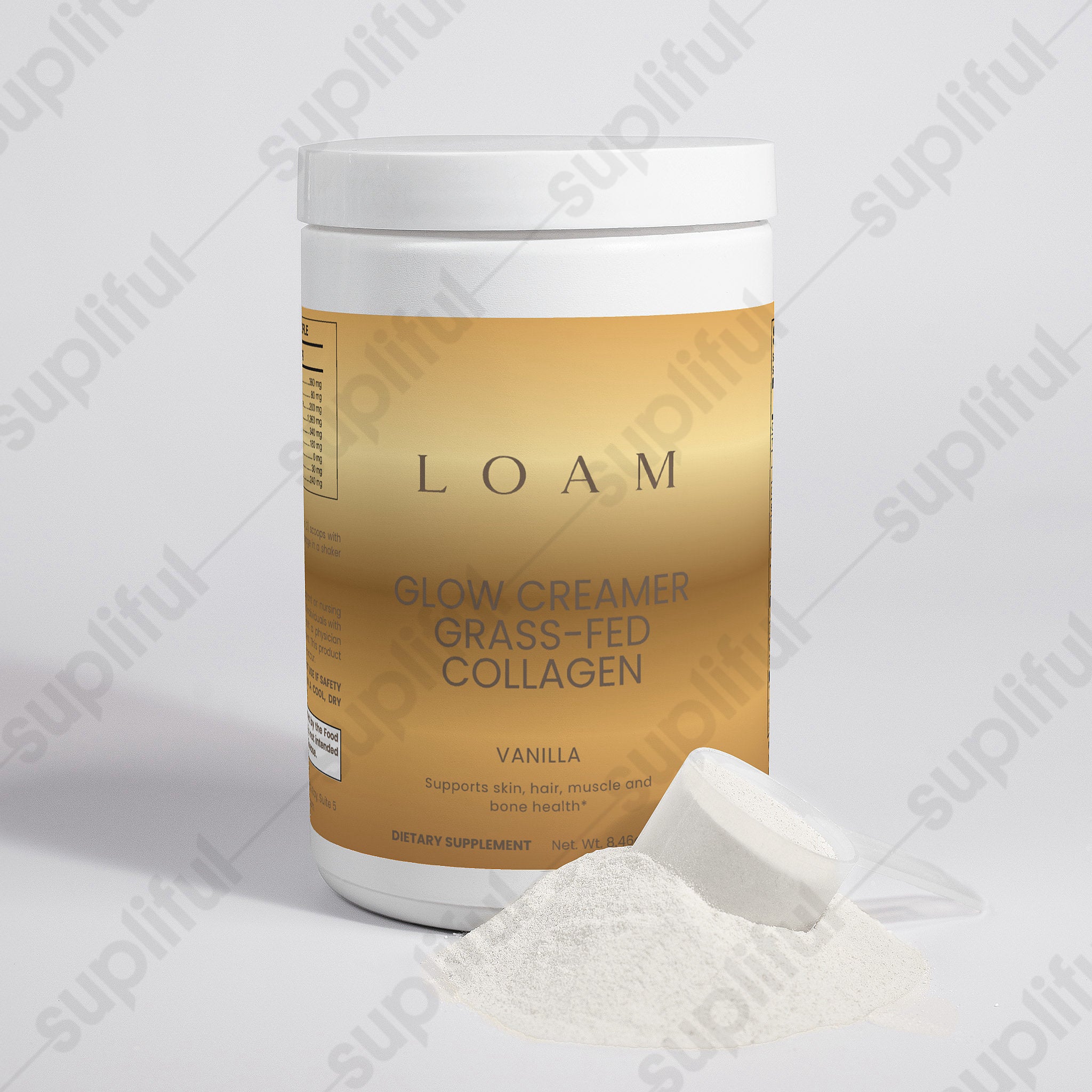 Glow Creamer Grass-Fed Collagen (Vanilla)