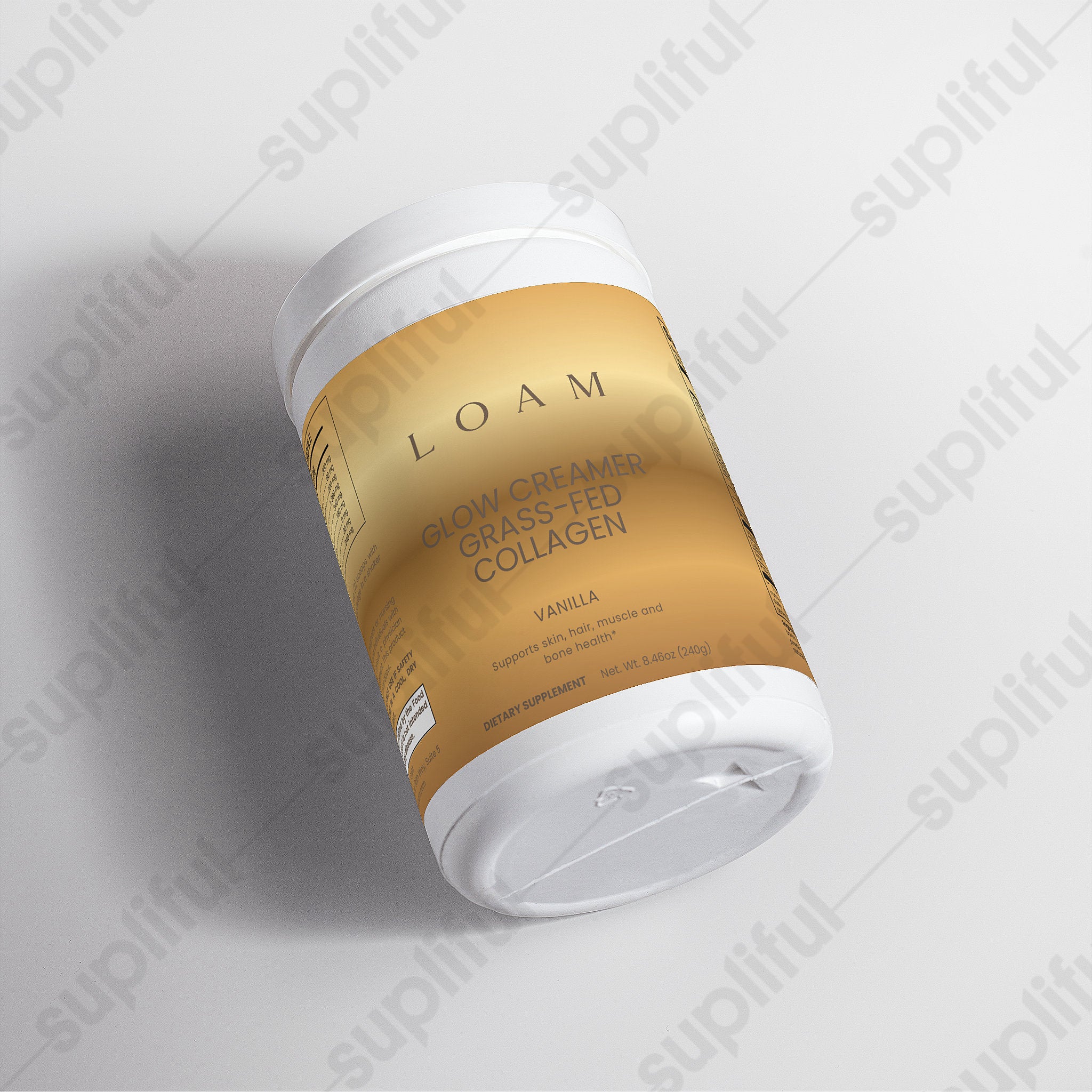 Glow Creamer Grass-Fed Collagen (Vanilla)