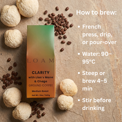 LOAM Clarity Ground Mushroom Coffee