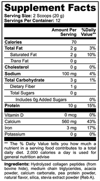 Restore Collagen Creamer Grass-Fed (Vanilla)