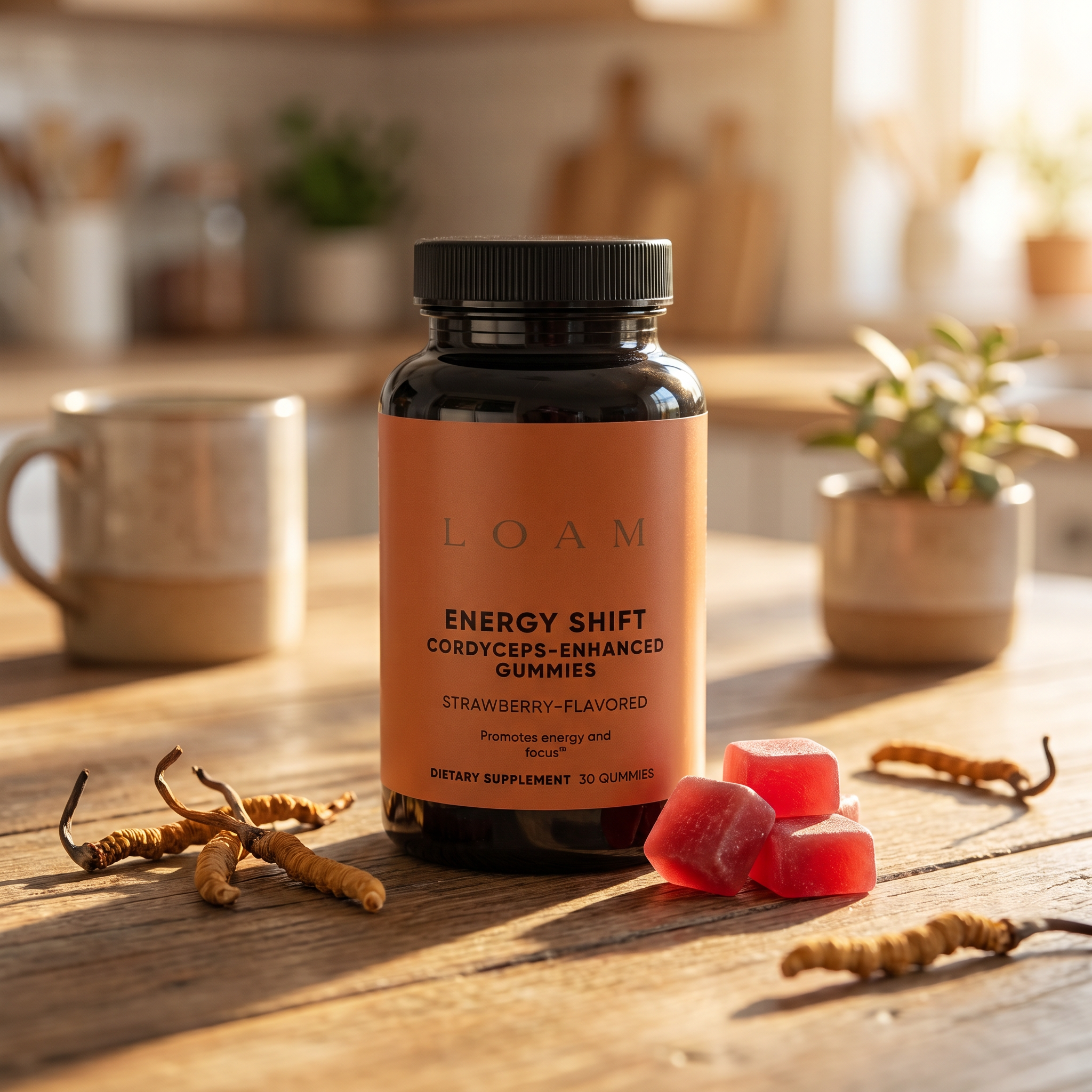 LOAM Energy Shift Cordyceps-Enhanced Gummies